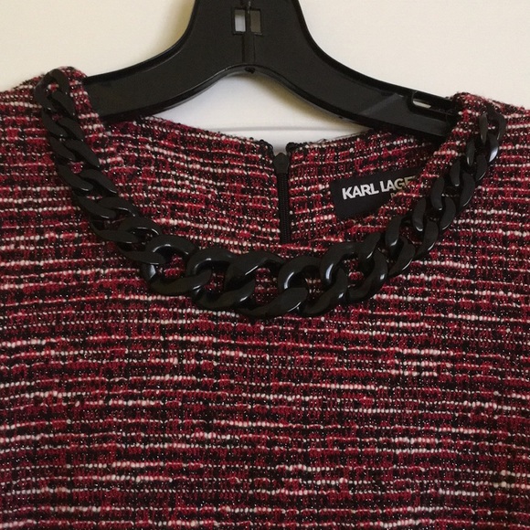 Karl Lagerfeld Paris Tweed Dress - Picture 1 of 8